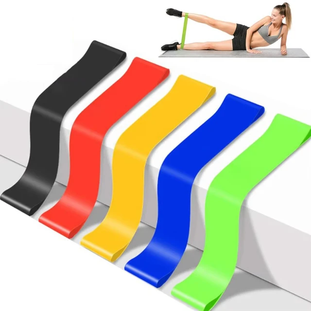 1/2/3/4/5pcs Tension Band Elastic Band Yoga Fitness Shaping Legs Core Exercise Strength Rehabilitation Training Resistance Band
