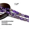 Natural Stone Amethyst Quartz Loose Round Square Rondelle Spacer Beads for Jewelry Making DIY Bracelet Earrings Accessories 4