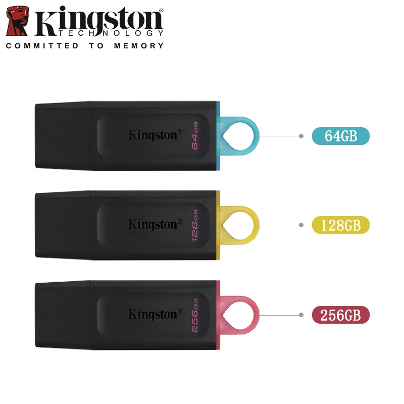 Usb Flash Drive Flash Drive Kingston USB3.2 Gen1 Pen Drive DTX Flash Pendrive Computer 64GB 128GB 256GB High Capacity USB Flash Drive Memory U Disk