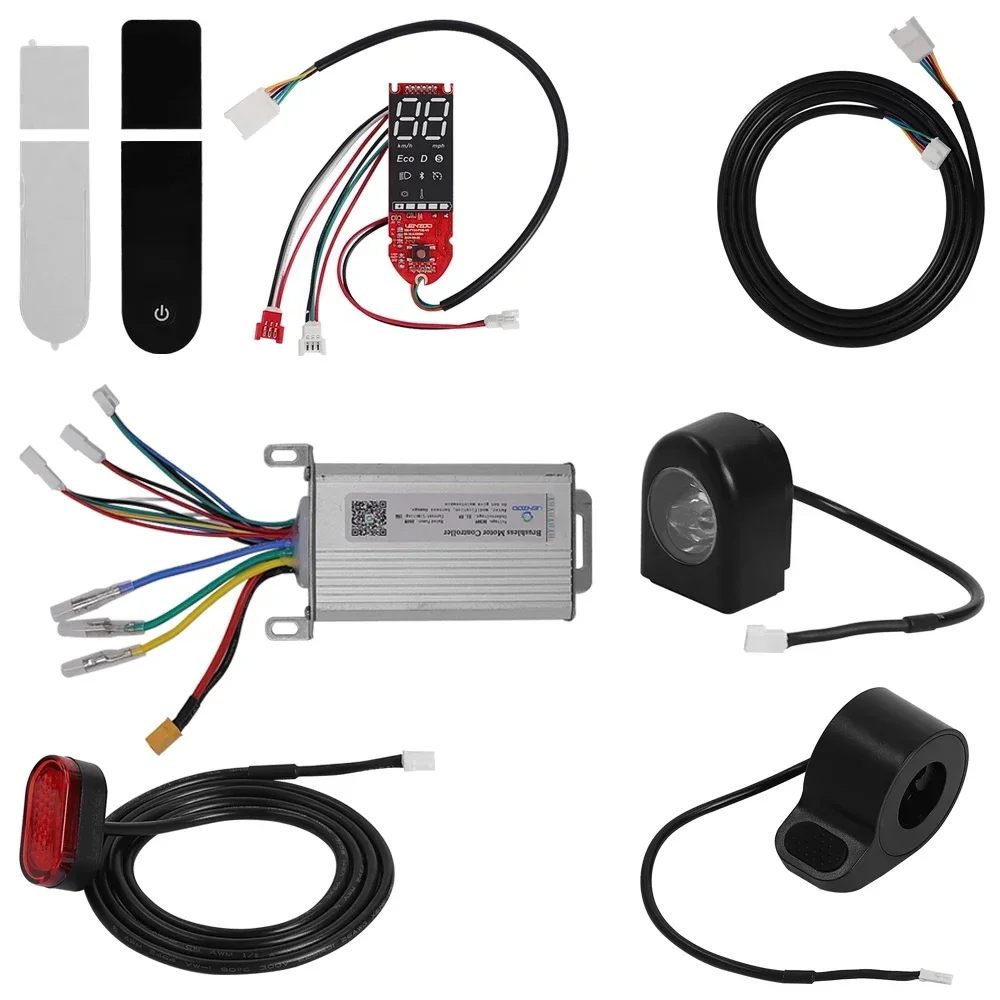 DC36V 350W Bürstenloser Motorcontroller Armaturenbrett-Beschleuniger LED LENZOD Display-Set für XiaoMi M365 1S Pro Elektroroller-Kit – Detail 10