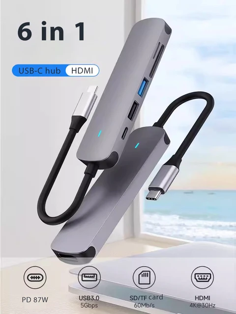 USB 3.0 Type-C Hub to 4K HDMI Adapter