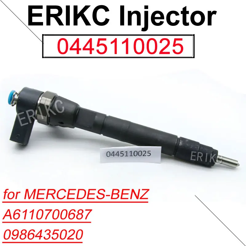 

Насадка для Впрыска Common Rail 0 445 110 025 0445 025, дизельный топливный инжектор Assy 110 для Bosch Mercedes-Benz A6110700687
