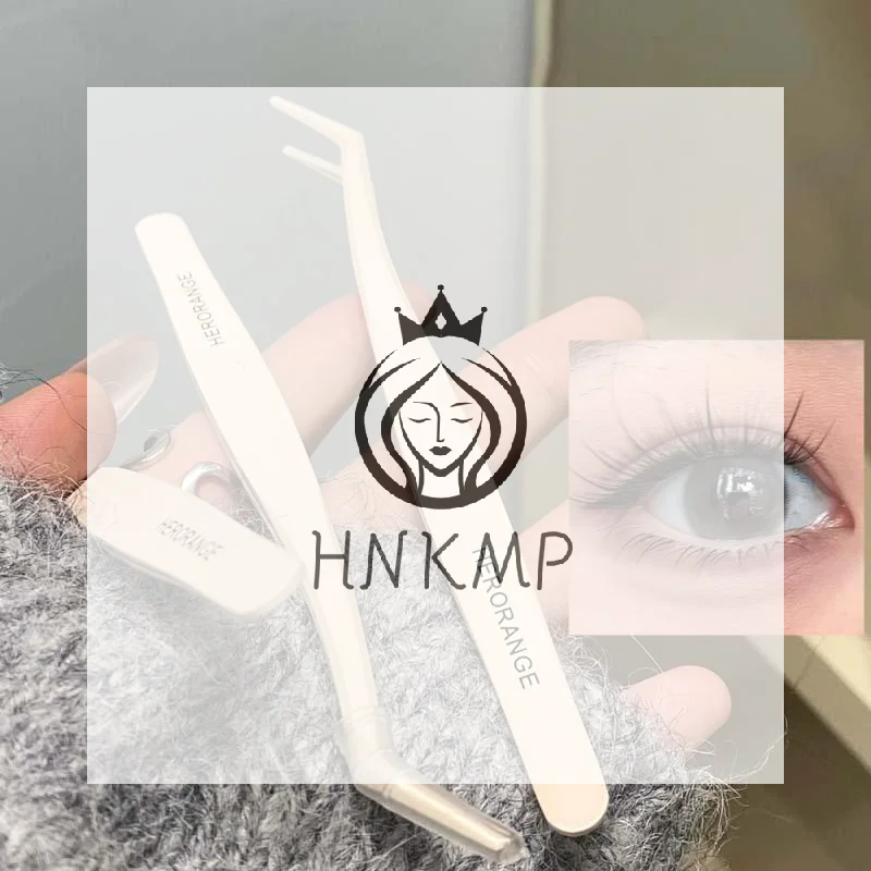 안티스틱 핀셋 끈적이지 않는 DIY 라운드 디자인 전문 접목용 안티스틱 무접착 인조 속눈썹 핀셋