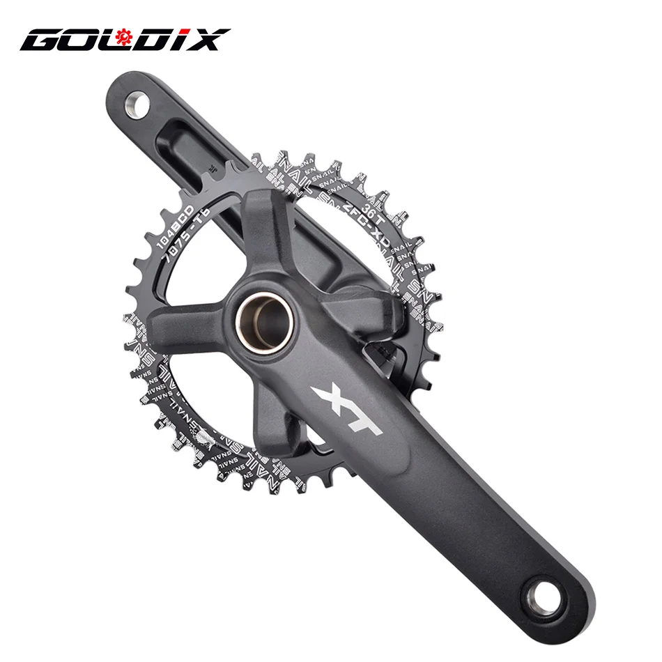 シマノ DEORE XT 175mmクランク+BB+楕円チェーンリング シマノ DEORE XT 175mmクランク+BB+楕円チェーンリング 自転車用