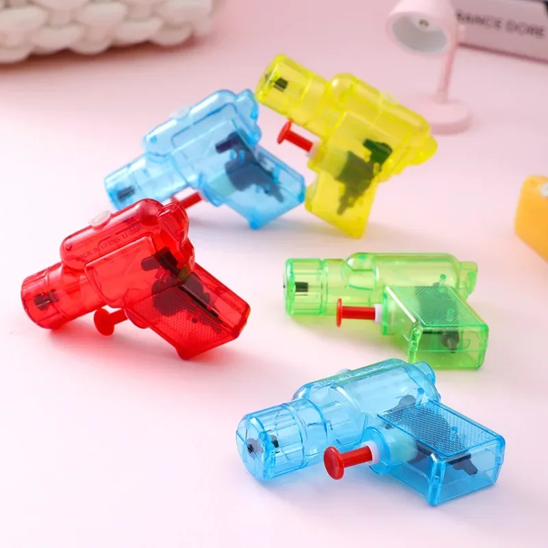 Mini Colorful Squirt Water Guns Toys For Kids Summer Outdoor Water Games Pool Beach Toys Plastic Gun