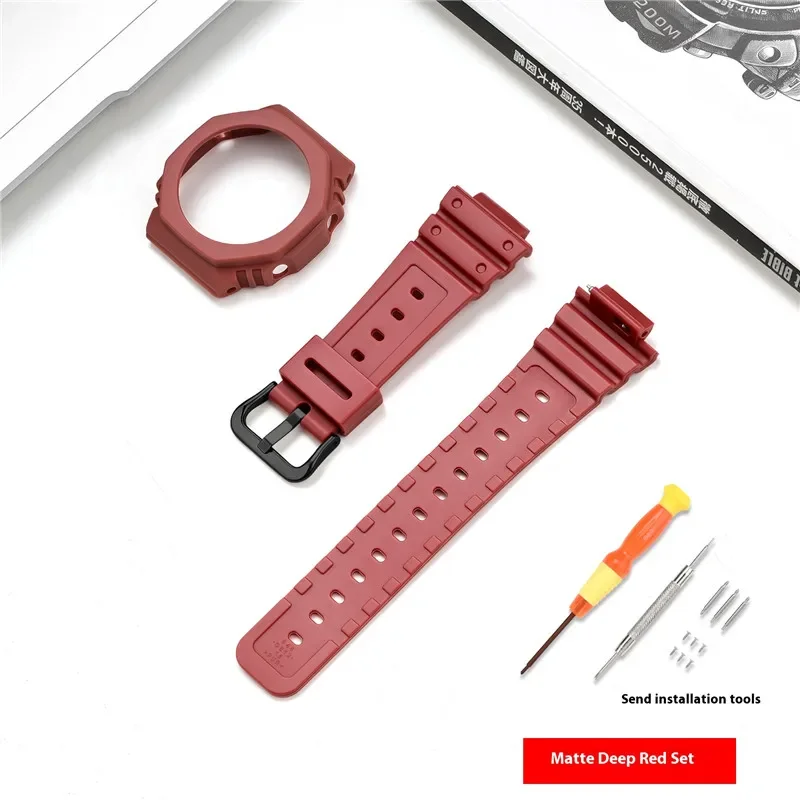 ตัวเลือกสินค้า ชุดดัดแปลงสายนาฬิกา G-SHOCK สำหรับผู้ชาย สายยางกันน้ำ พร้อมเครื่องมือ