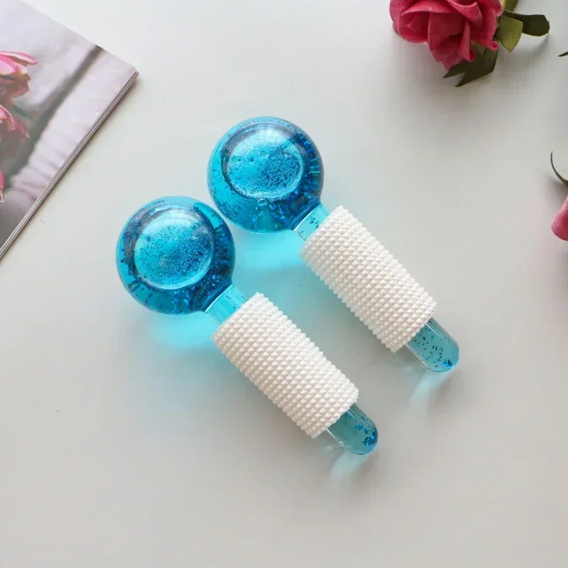 1Pc Face Roller Tightening Redness Soothing Salon Wrinkle Remover Ice Globes Facial Massager Ice Roller Skin Care Tools