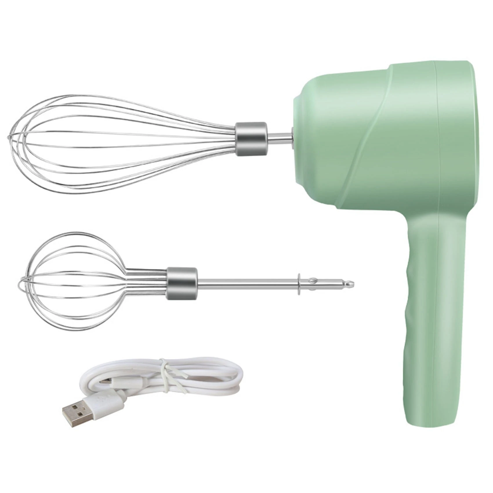 Wireless 3 Velocità Mini Mixer Frullatore Elettrico Frullatore Portatile Frullino Per Le Uova Automatico Crema Cibo Torta Mixer Da Forno Verde