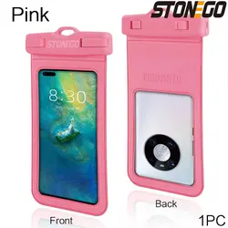 Waterproof Multi-Purpose Adventure Bag with Underwater Phone Case (Style A Pink)