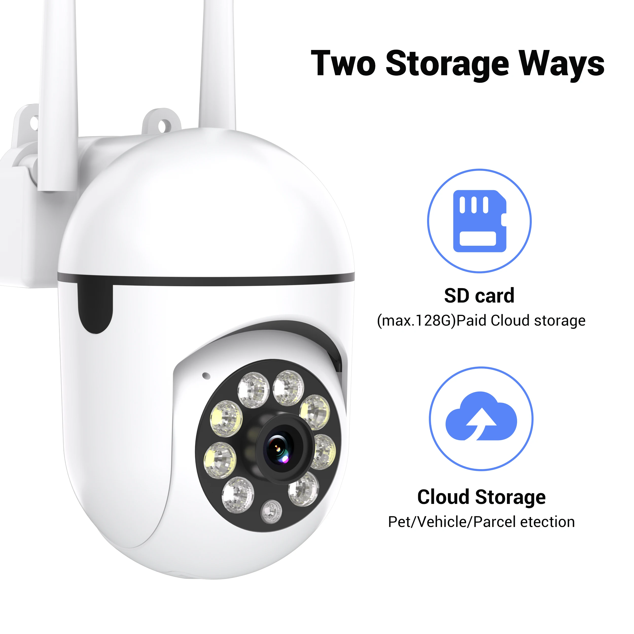 Boykeep ワイヤレス WiFi セキュリティカメラ 4 個、イーズライフ