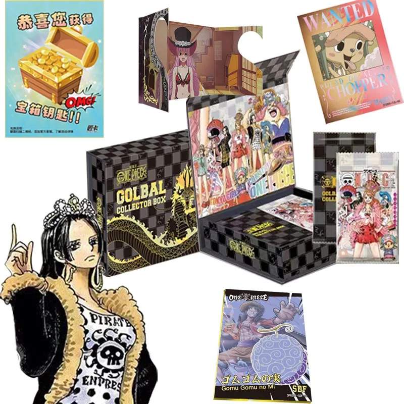 Carte Da Collezione Di Un Pezzo All'Ingrosso Global Collector Box Booster Case Rare Edition Treasure Anime Playing Game Cards