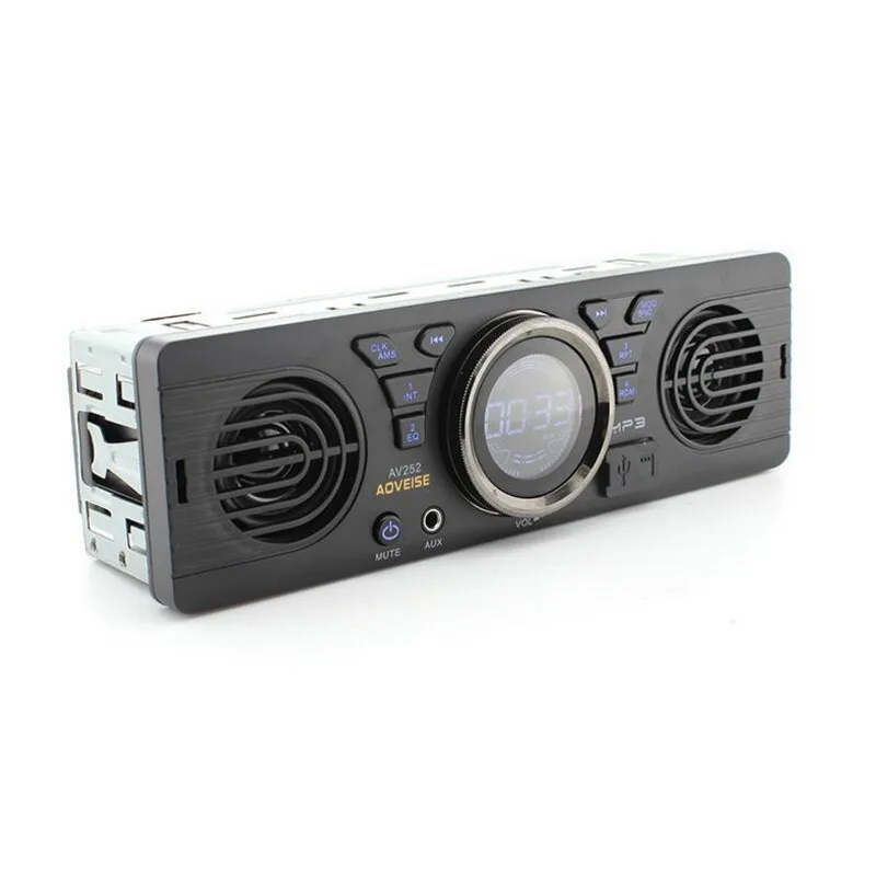 12V car SD card MP3 audio Bluetooth host speakers AV252 radio built-in speakers mp3 music player car music player car multimedia player car radio player car radio