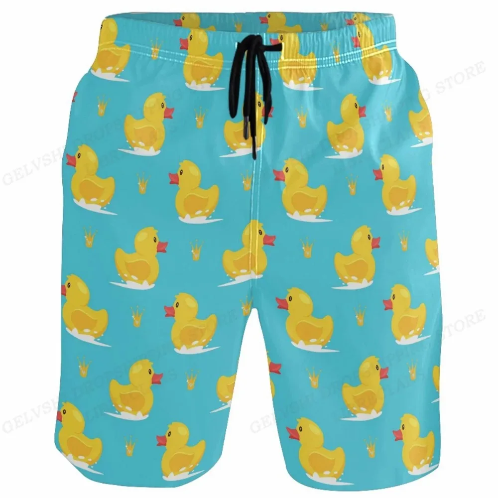 Duck Board Short Beach Shorts Men's Swimming Trunks Masculina Casual Shorts Boy Sports Briefs Swimwear Trunk Quick Dry Pant 4