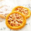 Plush Dog Toy Doughnut Pizza Shape Pet Squeaky Toys for Small Large Dogs Cleaning Teeth Puppy Chew Sound Toy Pet Supplies 4