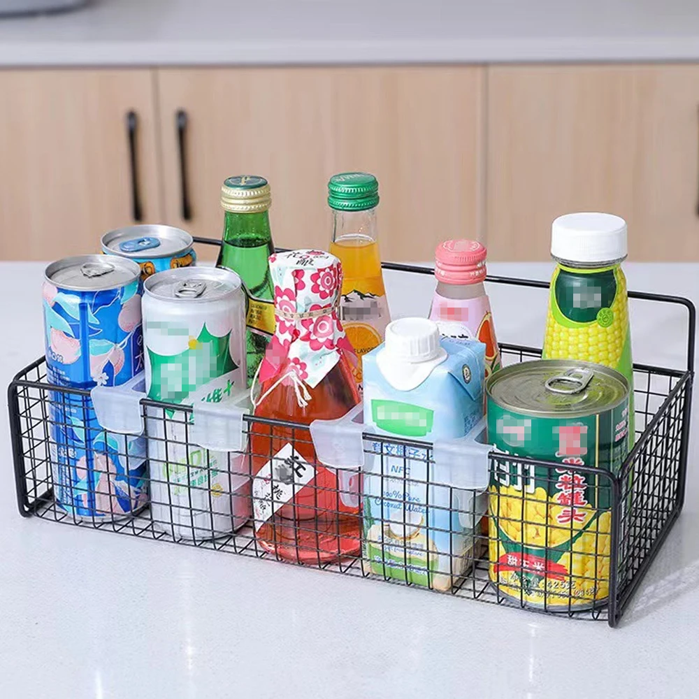 mDesign Metal Wire Kitchen Pantry Food-Storage Organizer Basket