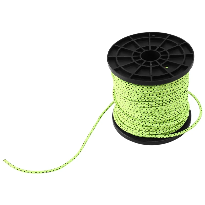 

Top!-4Mm 50M/16.4Ft Glow In The Dark Luminous Reflective Tent Rope Guy Line Camping Cord