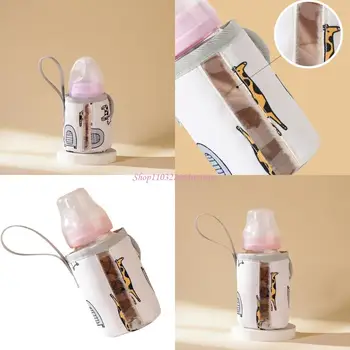 R6FD Baby Feeding Bottle Warm Cover Baby Bottle Insulator Sleeve Milk Bottle Protector Bottles Warm Keeping Cover Washable