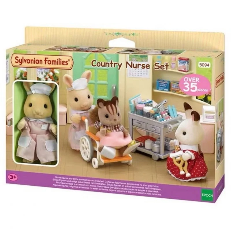Sylvanian Families original accessories clothes furniture houes  forest small clinic doll birthday gift 5094 4