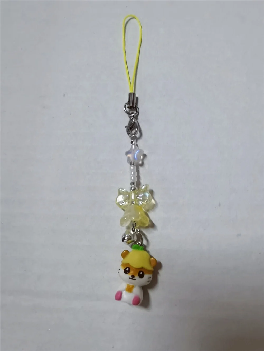 Cute Corocorokuririn Campanula Flower Bell Bead Strap Keyring Mascot Keychain Keyholder Mobile Phone Chain Bag Pendant Toy Gifts 2