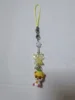 Cute Corocorokuririn Campanula Flower Bell Bead Strap Keyring Mascot Keychain Keyholder Mobile Phone Chain Bag Pendant Toy Gifts 2