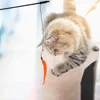 Cat Feather Toy Accessories False Birds Worm Toy with Bell Kitten Cat Toys Interactive Replacement Refill Foam Ball Training 4