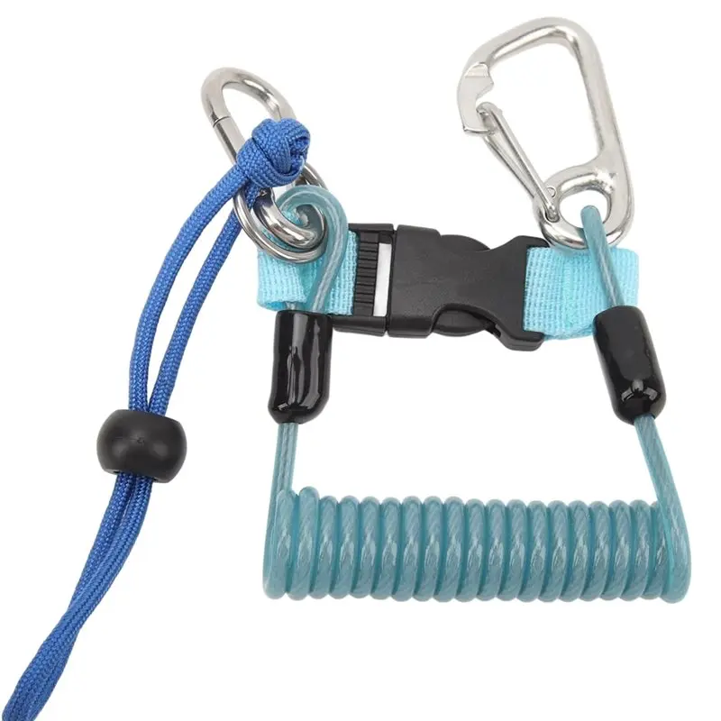 Diving Camera Spring Rope, Stainless Steel Diving Anti Lost Hook Spring ...