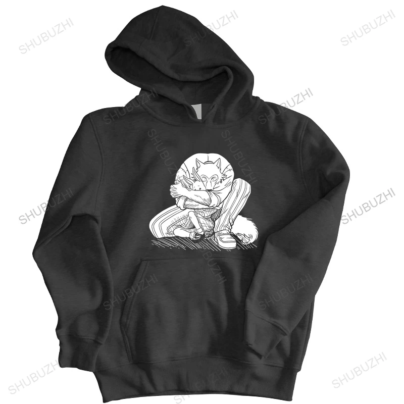 Мужские хлопковые Толстовки на молнии Kawaii Beastars Legosi Толстовка для мужчин манга Haru Печатный Свитшот унисекс верхняя одежда мужские толстовки