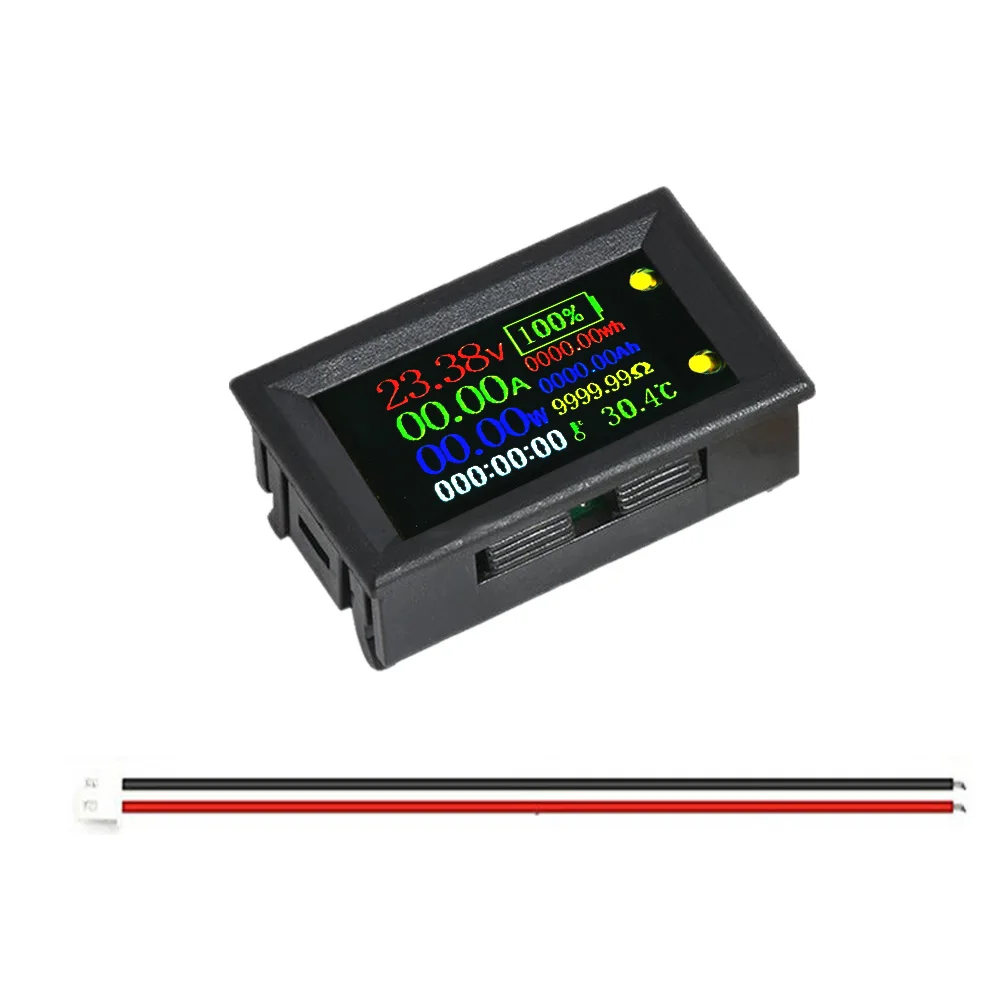 Dc 0120v 20a Digital Voltmeter 9in1 Multifunction Tester Ips Lcd