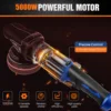 DayPlus Polisher 5000W Dual Action Car Polisher, Random Orbital Polisher Car Buffer Polisher 6 Variable Speed for car Detailing 6