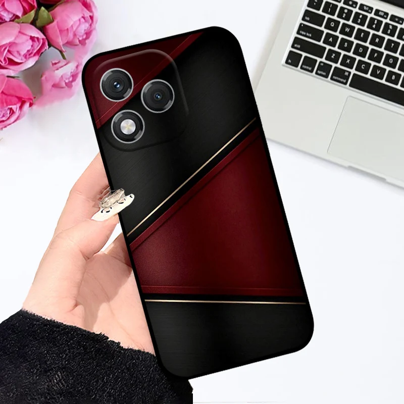 Cartoon Print Silicone TPU Soft Phone Case - Durable Back Cover Protector Shell