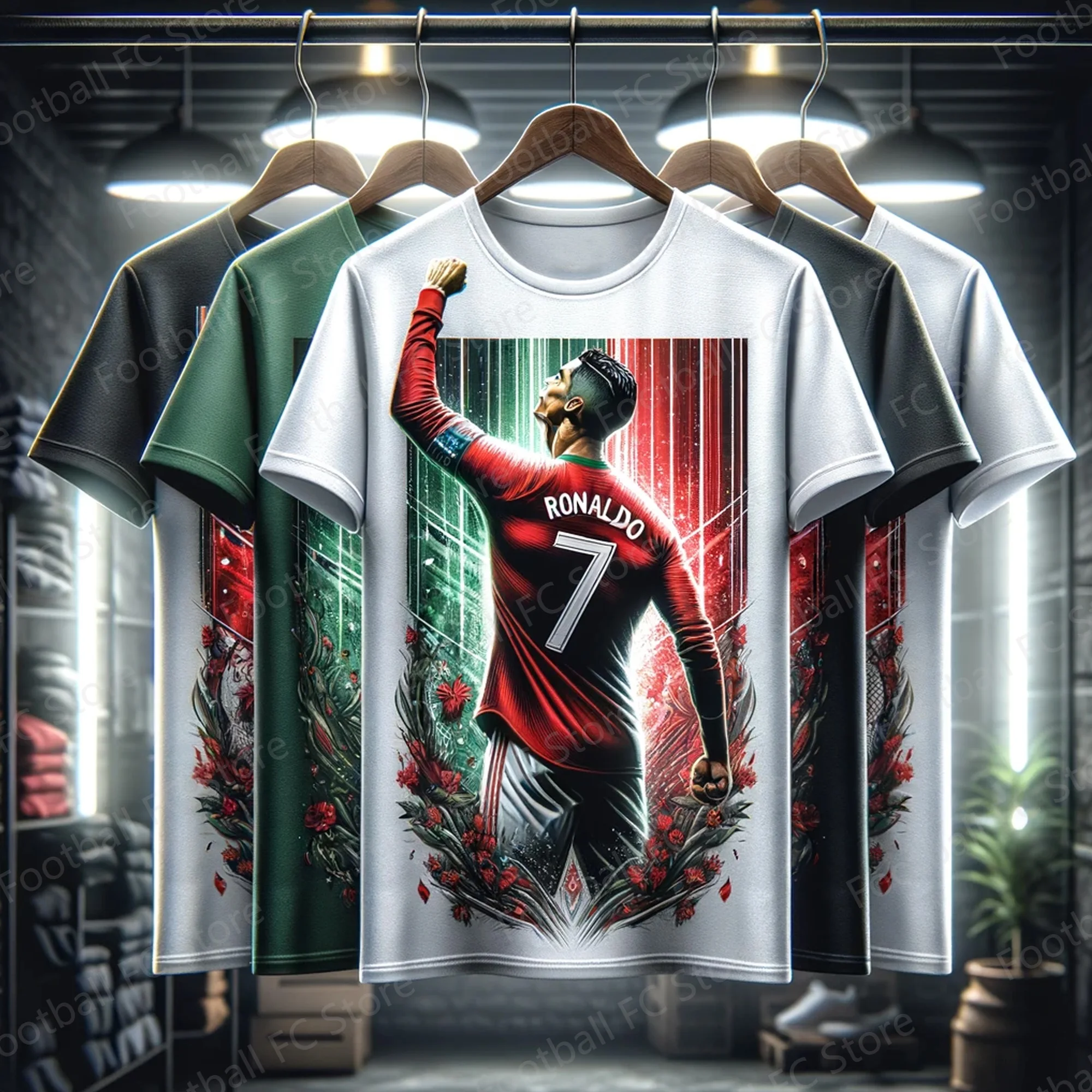 Ronaldos 7 Soccer Jersey For Kids And Adult