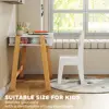 Children's Study Desk and Chair Set for Ages 3-12, Storage-Friendly, Ideal for Homework and Computer Use in Home or School