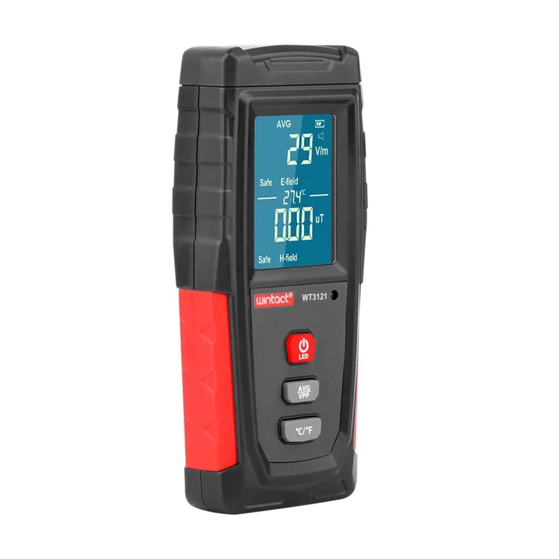 

WT3121 Electromagnetic Radiation Teste Handheld Digital LCD EMF Meter Electric Magnetic Field Dosimeter Detector