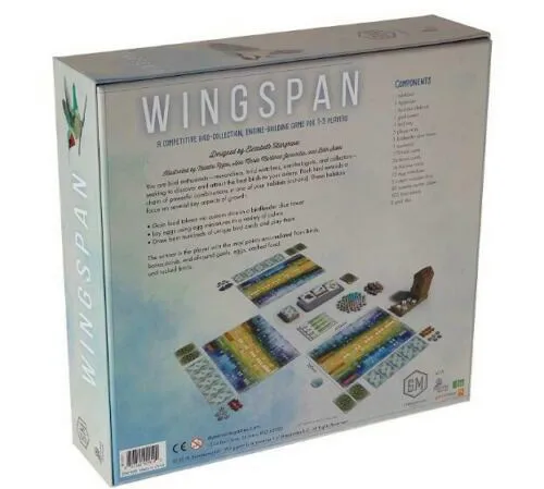 Full English version of Wingspan game Hummingbird board game chess and cards includes Swift Start Pack in stock 3