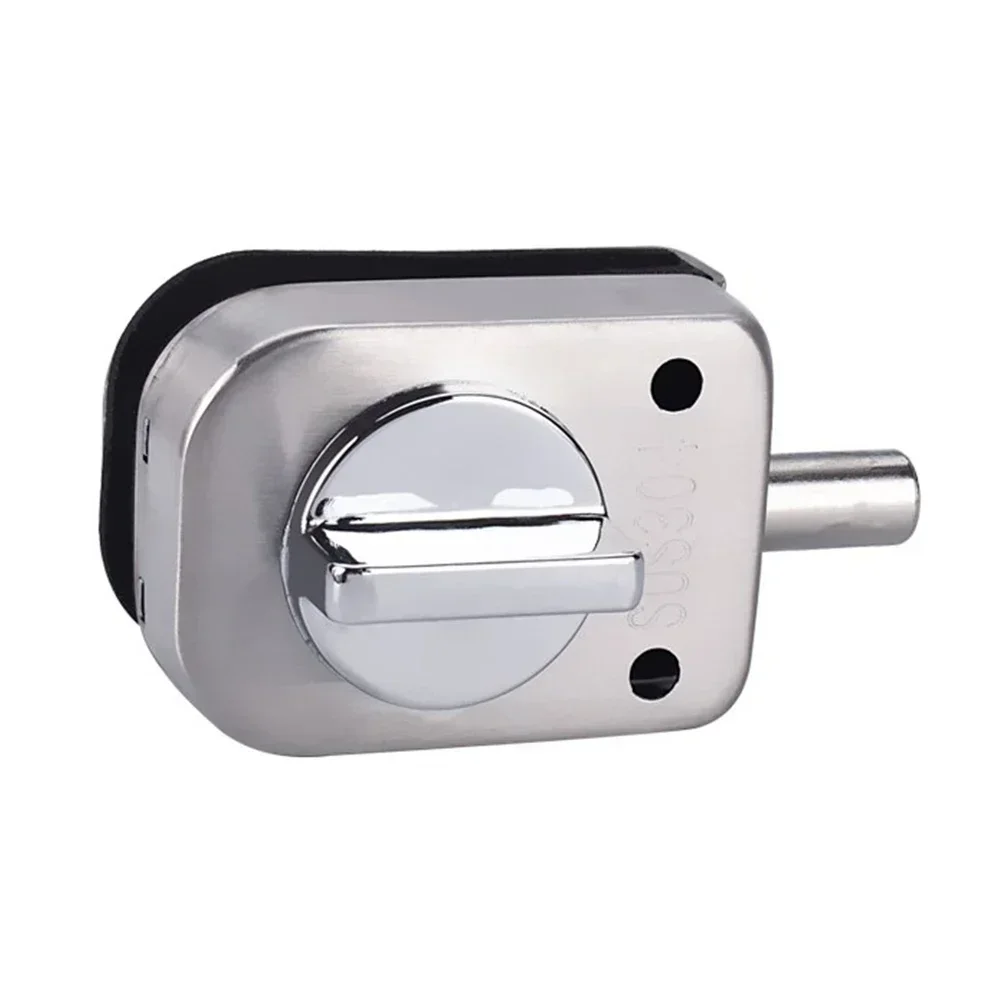 Stainless Steel Glass Door Lock Bolt Latch For Double Glass Door Frameless Cabinet Doors Lock door lock door latch
