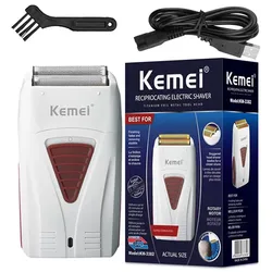 Kemei Rechargeable Men's Electric Shaver for Precision Finishing & Bald - Head Grooming (3382 Original box-)