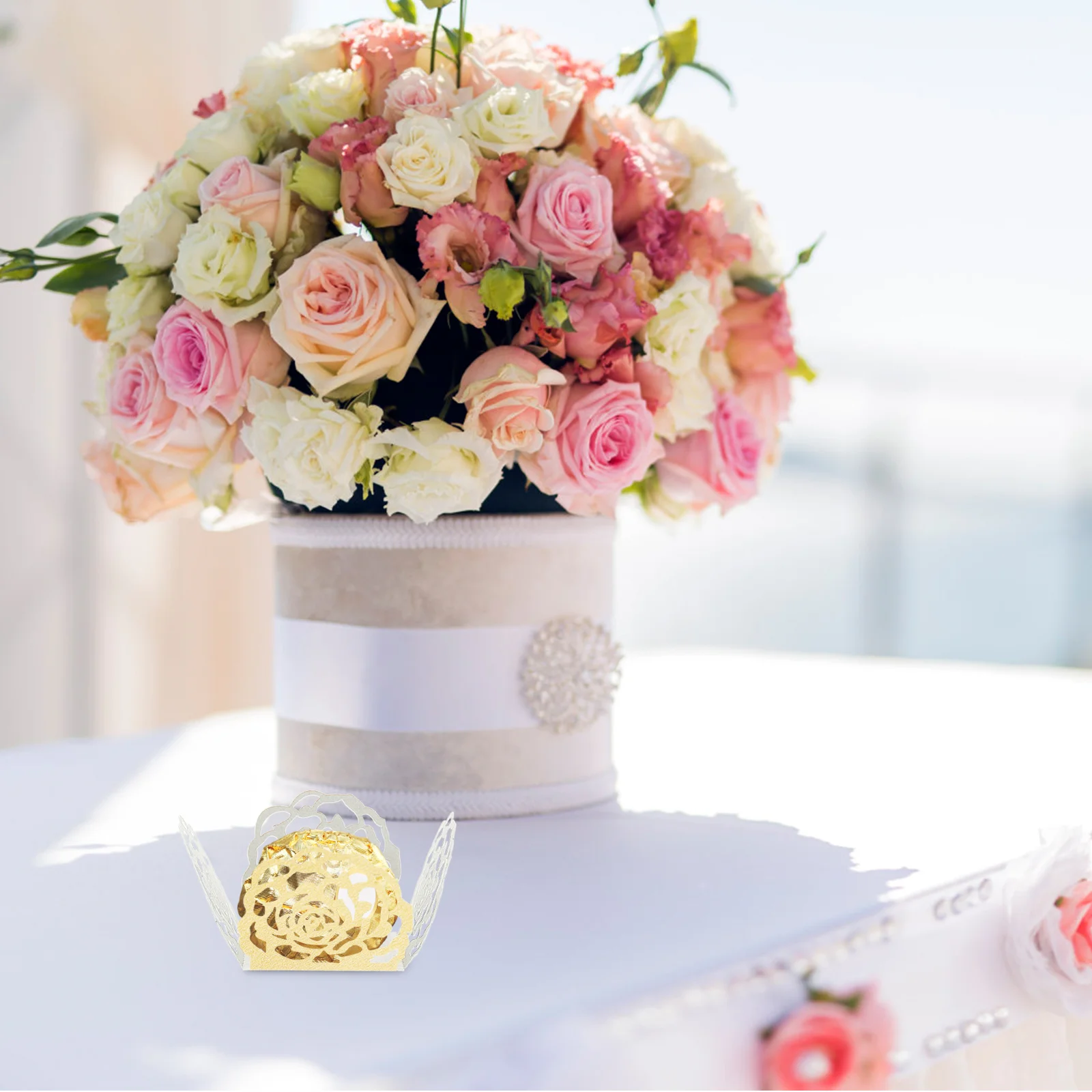 

50pcs Chocolate Paper Candy Cups Paper Truffle Liners Chocolate Wrapper Holder for Truffle Chocolate Cake