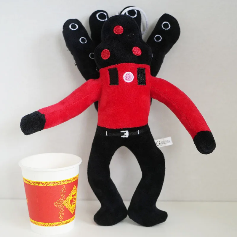 Cartoon Skibidi Toilet Cosplay Plush Doll Stuffed Figure Toy Dop Dop Yes Yes Funny Plishie Toy Costume Gift for Kids Fans Adults plush toy plush doll