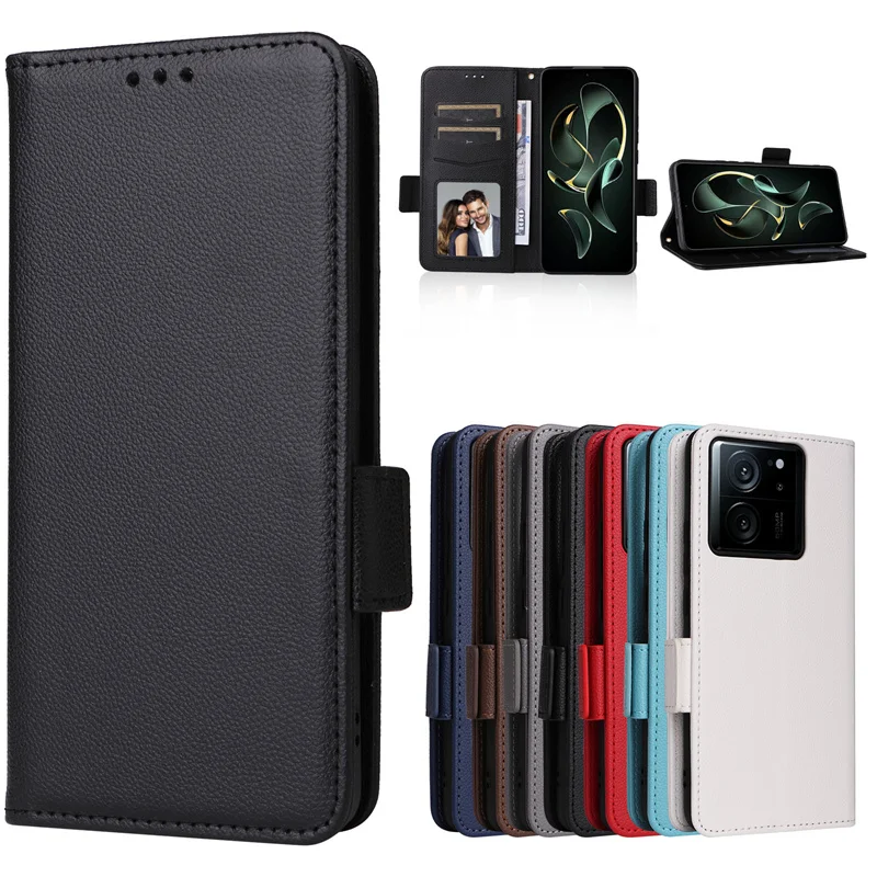 Per Xiaomi 13 T Pro Luxury Flip Pu Leather Wallet Lanyard Stand Case Per Xiaomi 13 T 13 T 13Tpro Phone Case