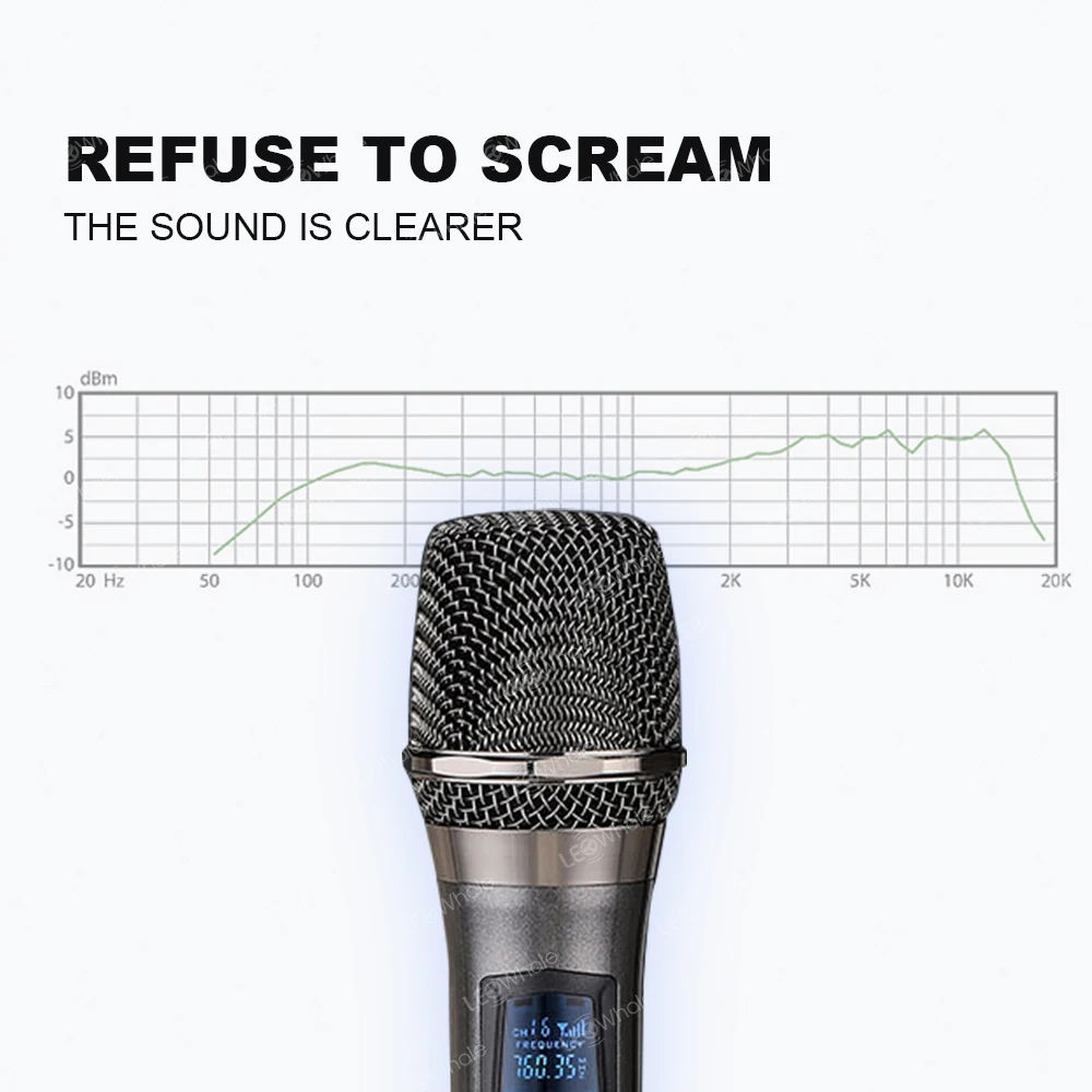Double Microphone Pro sans fil Rechargeable avec Batterie au Lithium-3