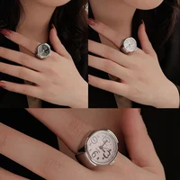 Mini montre Vintage avec bague ronde et créative, à Quartz, à la mode, pour Couple, accessoires 3