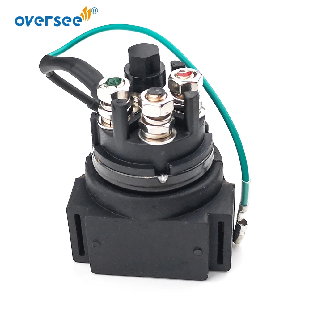 Boat Solenoid Power Trim & Tilt Relay Assy DOWN PTT 3C8-72581-0 for Tohatsu Nissan Mercury Quicksilver Outboard 2/4-stroke water pump impeller for nissan tohatsu 30 40 50 hp 2 stroke tldi 3c8 65021 2 outboard motor 6 blades boat parts