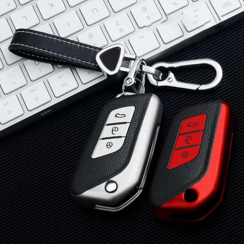 

Tpu Car Key Case Cover Fob For Baic Senova X25 X35 X55 X65 D50 for Changhe Q25 Q35 A6 Auto Accessories Holder Protective