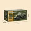 JJRC C8815 Rc Car 1941 JEEP WILLYS 2.4g 4wd RTR Crawler Climbing Scale Military Truck Offroad Vehicle Adult Toy Gift for Kids 6