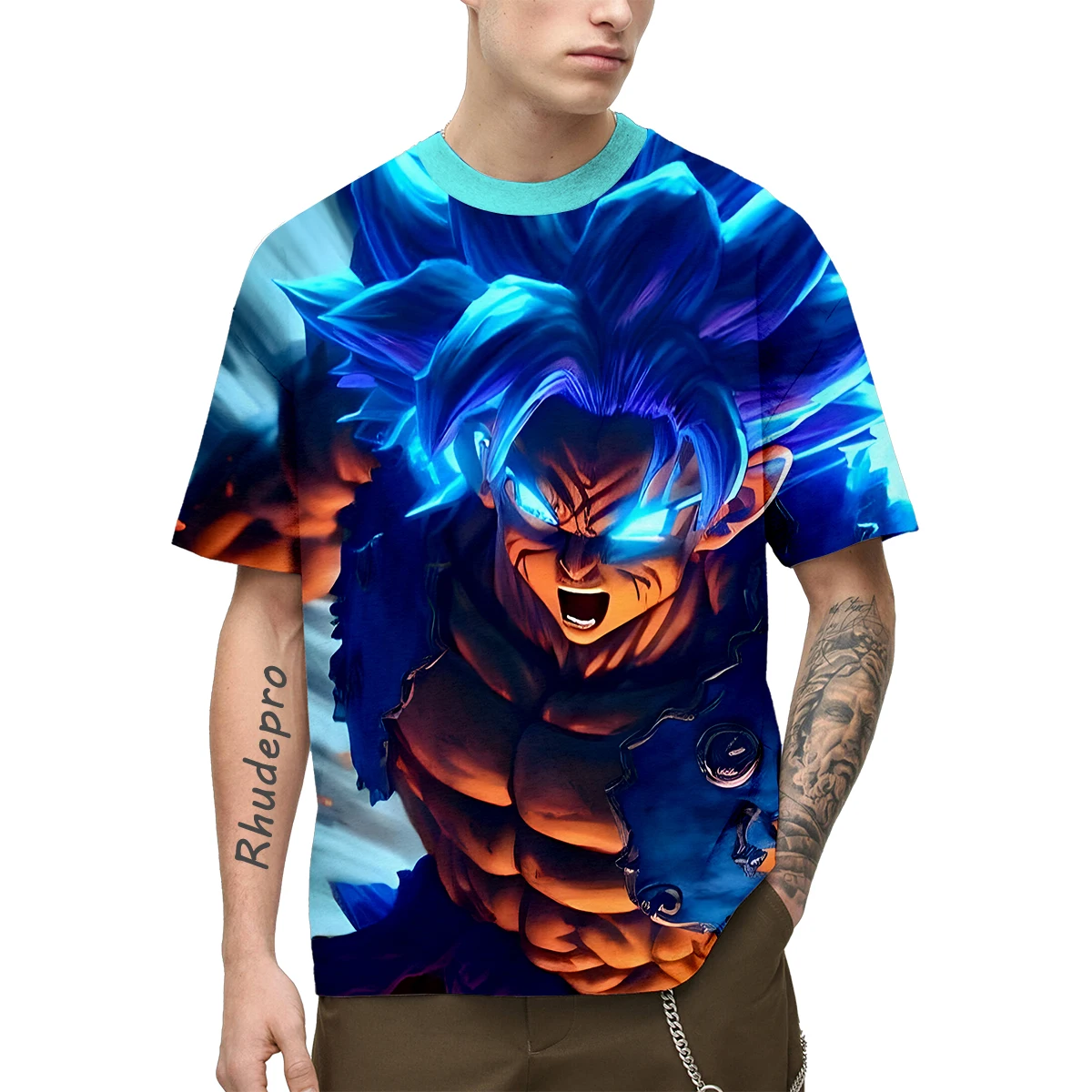 Japan Anime Z Cosplay Goku 3D Printed Men's T-shirt Children's Street Leisure Sports Top Unisex