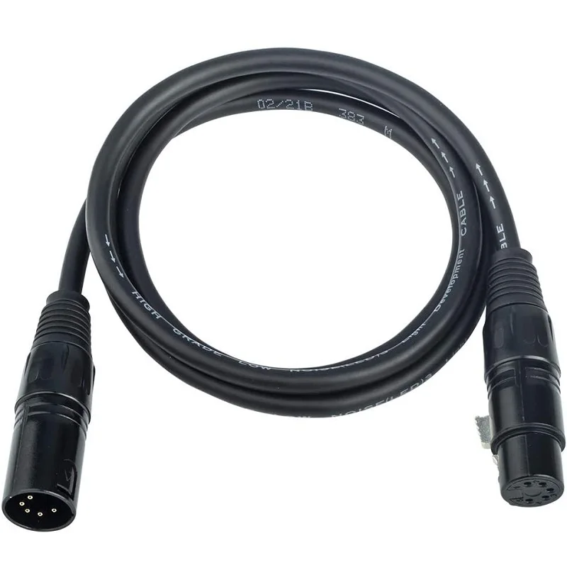 Stage Light Dmx Signal Cable Microphone Mic Male Female Plug 3pin Xlr Connector Dmx512 Controller Disco Laser Smoke Machine Lin