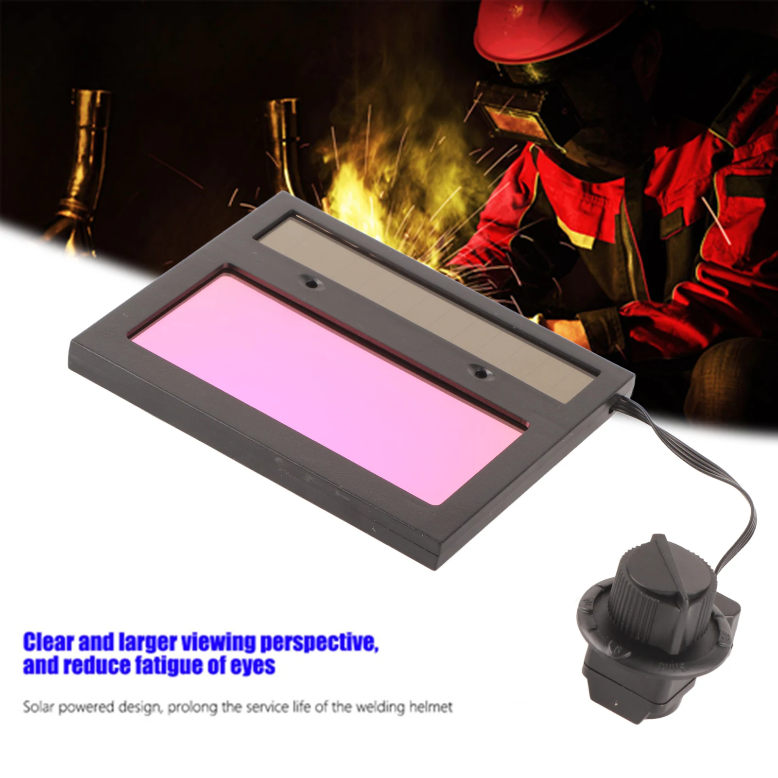 Welding Helmet Lens TX500C 110*90mm Solar Panel Welding Helmet Lens Mask Auto Darkening Solar