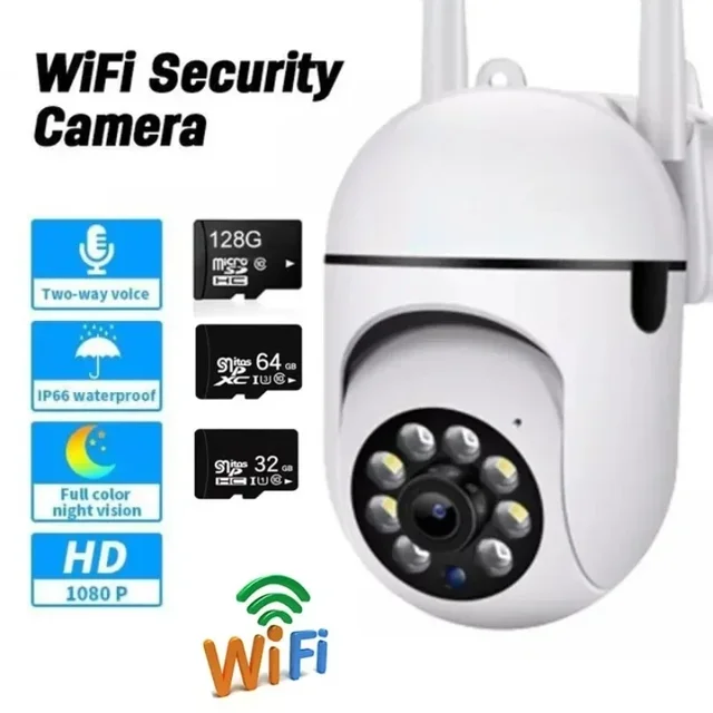 New 2MP 3MP Wifi IP Camera Outdoor Wireless Security Surveillance Camera AI Human Tracking Two Way Audio Night Color Cam 1