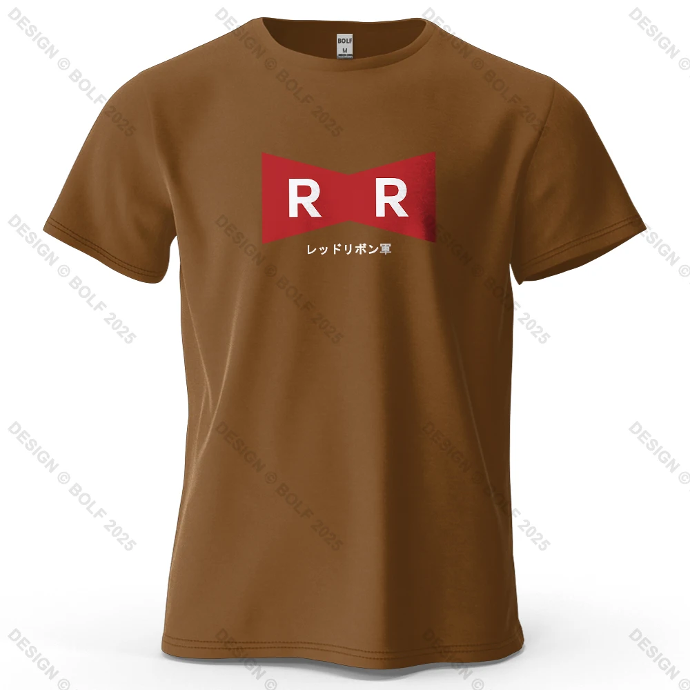 Red Ribbon Army Oversized Unisex Anime Graphic T-Shirt - 100% Cotton Casual Streetwear