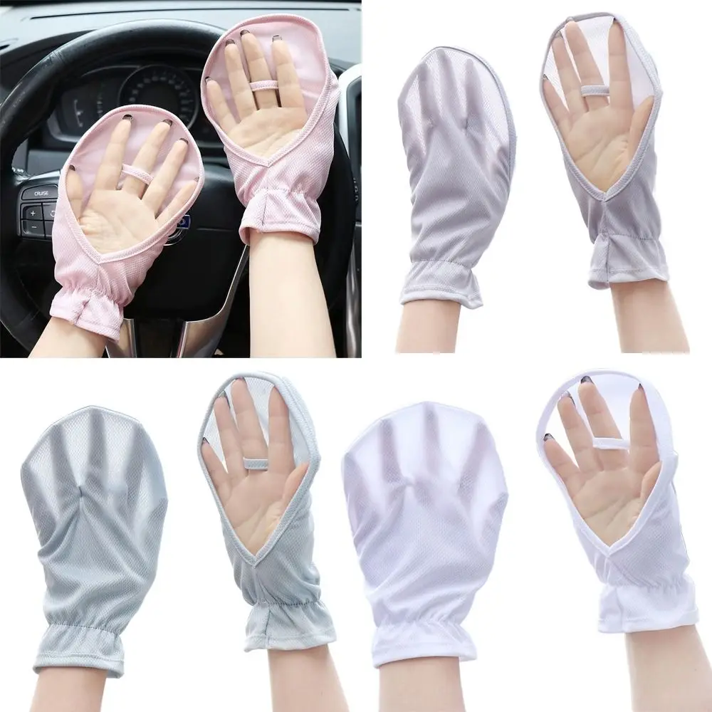 

Outdoor Sports Sunscreen Gloves Thin UV Protection Women Lady Gloves Sun Protection Gloves Cycling Gloves Sleeve Glove Summer